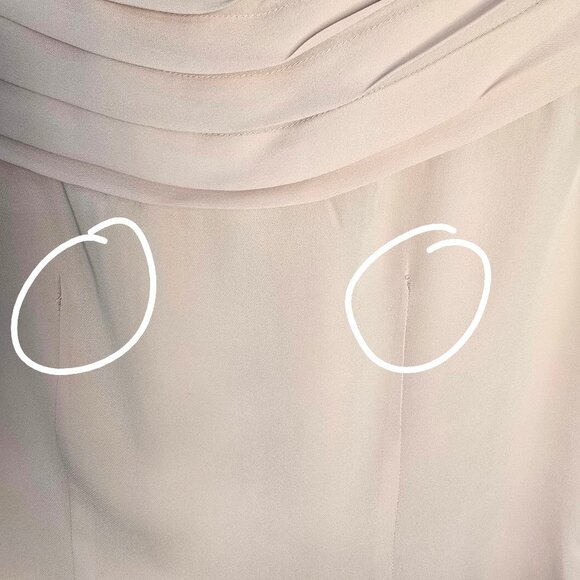 BCBGMaxAzaria Silk Pleated Top - Size Small - Picture 6 of 7